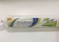 Tubi di plastica di desensibilizzazione trasparenti di compressione del dentifricio in pasta 220g