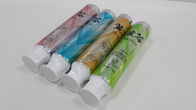Metropolitana di dentifricio in pasta di alluminio laminata rivestimento di plastica flessibile argenteo della metropolitana di dentifricio in pasta