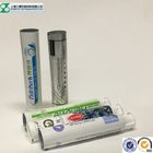 Metropolitana cosmetica del contenitore del dentifricio in pasta, metropolitana laminata plastica di alluminio lucida di compressione