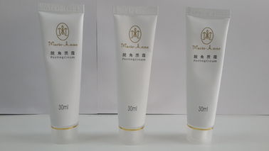 30 ml di tubi di plastica laminati in alluminio morbido bianco per l' imballaggio di creme da pelare