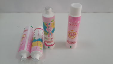 tubo flessibile d'imballaggio laminato dei bambini 40g del dentifricio in pasta del dente della metropolitana di plastica molle del gel con il cappuccio piano liscio