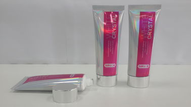 Metropolitana ovale piana d'imballaggio cosmetica laminata olografica di compressione 90g della metropolitana